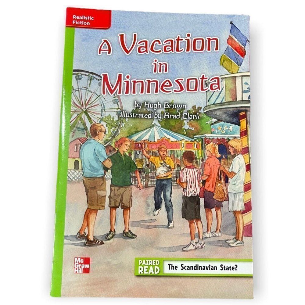 A Vacation In Minnesota By Hugh Brown Illustrated By Brad Clark Children's Book